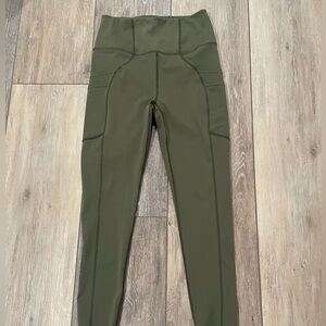 FP Movement Green High rise Leggings with Pockets